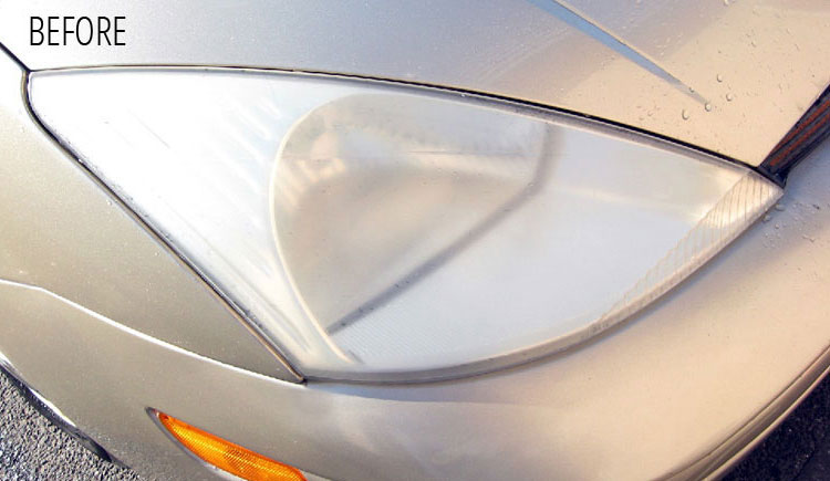 Protect Vehicle Detailing Headlight Restoration Before